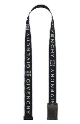Детский ремень GIVENCHY черно-белого цвета по цене 12450 руб., арт. H20024 | Фото 2 Детский ремень GIVENCHY черно-белого цвета, арт. H20024 | Фото 2