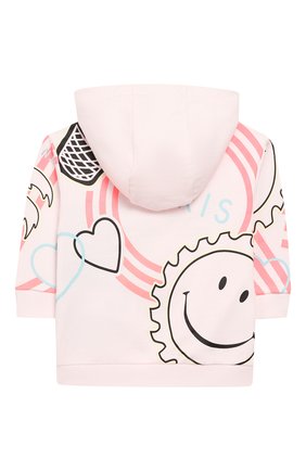 Детский хлопковая толстовка KENZO розового цвета по цене 9950 руб., арт. KQ17027 | Фото 2 Детский хлопковая толстовка KENZO розового цвета, арт. KQ17027 | Фото 2