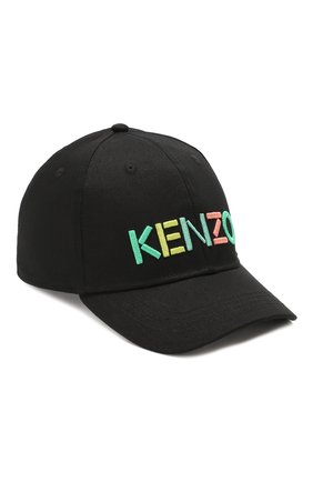 Детская бейсболка KENZO черного цвета по цене 5360 руб., арт. KQ90538 | Фото 1 Детская бейсболка KENZO черного цвета, арт. KQ90538 | Фото 1