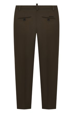 Детские хлопковые брюки DSQUARED2 хаки цвета по цене 12400 руб., арт. DQ03VL-D00XC | Фото 2 Детские хлопковые брюки DSQUARED2 хаки цвета, арт. DQ03VL-D00XC | Фото 2