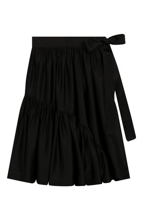 Детская юбка UNLABEL черного цвета, арт. LILAC-2/03-IN001-B/12A-16A | Фото 1 (Материал внешний: Вискоза; Случай: Повседневный, Вечерний; Ростовка одежда: 12 лет | 152 см, 16 лет | 164 см)
