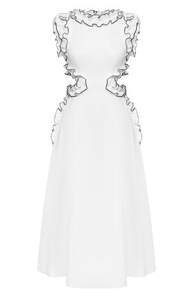 Женское хлопковое платье CHRISTOPHER KANE белого цвета по цене 77300 руб., арт. RE20 DR3319 TAIL0RED C0TT0N | Фото 1 Женское хлопковое платье CHRISTOPHER KANE белого цвета, арт. RE20 DR3319 TAIL0RED C0TT0N | Фото 1