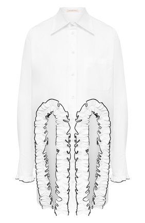 Женская хлопковая рубашка CHRISTOPHER KANE белого цвета по цене 59950 руб., арт. RE20 SH251 TAIL0RED C0TT0N | Фото 1 Женская хлопковая рубашка CHRISTOPHER KANE белого цвета, арт. RE20 SH251 TAIL0RED C0TT0N | Фото 1