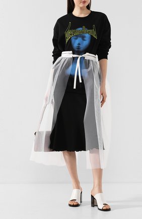 Женский хлопковый свитшот CHRISTOPHER KANE черного цвета по цене 34050 руб., арт. RE20 SW342 L00PBACK SWEATSHIRT | Фото 2 Женский хлопковый свитшот CHRISTOPHER KANE черного цвета, арт. RE20 SW342 L00PBACK SWEATSHIRT | Фото 2