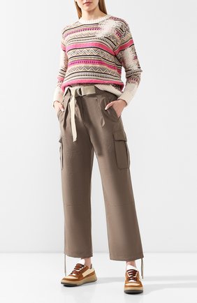 Женские брюки RAG&BONE хаки цвета по цене 39900 руб., арт. WAW19H7003N303 | Фото 2 Женские брюки RAG&BONE хаки цвета, арт. WAW19H7003N303 | Фото 2