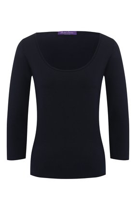 Женская шелковый пуловер RALPH LAUREN темно-синего цвета по цене 74800 руб., арт. 290788757 | Фото 1 Женская шелковый пуловер RALPH LAUREN темно-синего цвета, арт. 290788757 | Фото 1