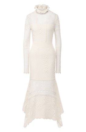 Женское платье-миди ALEXANDER MCQUEEN бежевого цвета по цене 218500 руб., арт. 623554/Q1A0W | Фото 1 Женское платье-миди ALEXANDER MCQUEEN бежевого цвета, арт. 623554/Q1A0W | Фото 1