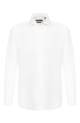 Мужская хлопковая сорочка CORNELIANI белого цвета по цене 22550 руб., арт. 85P100-0111408/00 | Фото 1 Мужская хлопковая сорочка CORNELIANI белого цвета, арт. 85P100-0111408/00 | Фото 1 (Рукава: Длинные; Длина (для топов): Стандартные; Материал внешний: Хлопок; Случай: Формальный; Принт: Однотонные; Манжеты: На пуговицах; Воротник: Акула)
