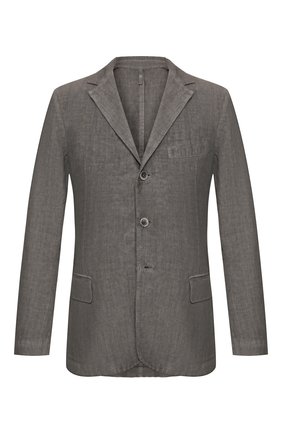 Мужской льняной пиджак 120% LINO серого цвета по цене 42750 руб., арт. R0M8469/0253/S00 | Фото 1 Мужской льняной пиджак 120% LINO серого цвета, арт. R0M8469/0253/S00 | Фото 1