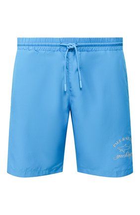 Детского плавки-шорты PAUL&SHARK голубого цвета по цене 10950 руб., арт. E20P5046/3XL-6XL | Фото 1 Детского плавки-шорты PAUL&SHARK голубого цвета, арт. E20P5046/3XL-6XL | Фото 1