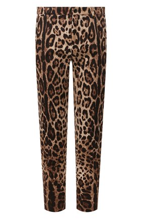 Мужской хлопковые брюки DOLCE & GABBANA коричневого цвета по цене 61500 руб., арт. GY6FET/FSFAG | Фото 1 Мужской хлопковые брюки DOLCE & GABBANA коричневого цвета, арт. GY6FET/FSFAG | Фото 1
