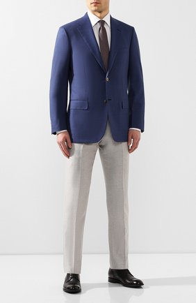 Мужские кожаные дерби ERMENEGILDO ZEGNA черного цвета по цене 58250 руб., арт. A4280X-LHNAX | Фото 2 Мужские кожаные дерби ERMENEGILDO ZEGNA черного цвета, арт. A4280X-LHNAX | Фото 2