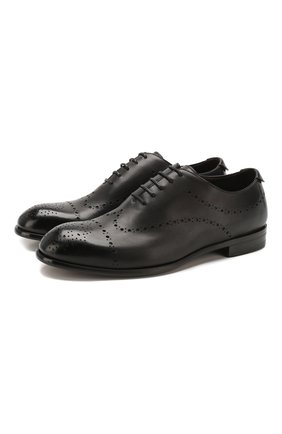 Мужские кожаные оксфорды ERMENEGILDO ZEGNA черного цвета по цене 63100 руб., арт. A4385X-LHNAX | Фото 1 Мужские кожаные оксфорды ERMENEGILDO ZEGNA черного цвета, арт. A4385X-LHNAX | Фото 1
