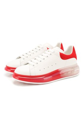 Мужские кожаные кеды ALEXANDER MCQUEEN белого цвета по цене 42800 руб., арт. 604232/WHX9V | Фото 1 Мужские кожаные кеды ALEXANDER MCQUEEN белого цвета, арт. 604232/WHX9V | Фото 1