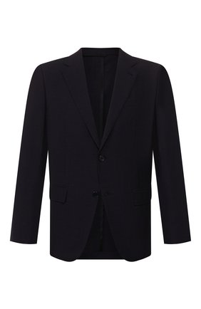 Мужской пиджак из смеси шерсти и шелка ERMENEGILDO ZEGNA темно-фиолетового цвета по цене 199500 руб., арт. 739507/10ZJ20 | Фото 1 Мужской пиджак из смеси шерсти и шелка ERMENEGILDO ZEGNA темно-фиолетового цвета, арт. 739507/10ZJ20 | Фото 1 (Длина (для топов): Стандартные; Материал внешний: Шерсть; Рукава: Длинные; Материал подклада: Купро; 1-2-бортные: Однобортные; Пиджаки М: Приталенный; Стили: Классический; Случай: Коктейльный)