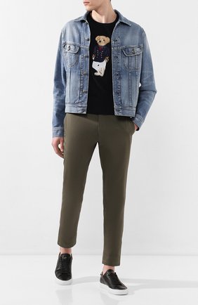 Мужская джинсовая куртка RALPH LAUREN синего цвета по цене 79950 руб., арт. 790787189 | Фото 2 Мужская джинсовая куртка RALPH LAUREN синего цвета, арт. 790787189 | Фото 2