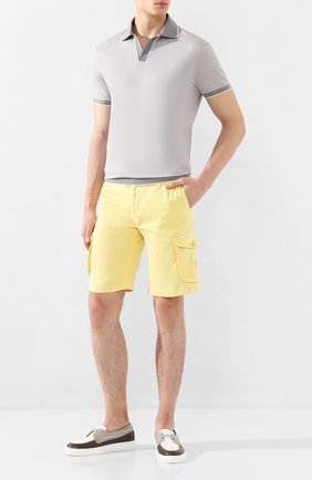 Мужское хлопковое поло LORO PIANA серого цвета по цене 46500 руб., арт. FAI9950 | Фото 2 Мужское хлопковое поло LORO PIANA серого цвета, арт. FAI9950 | Фото 2