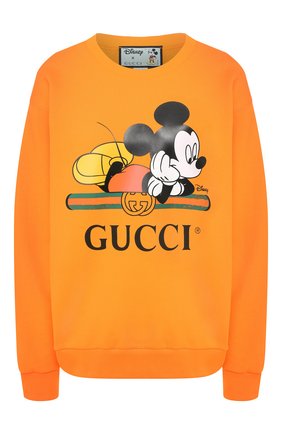 Хлопковый свитшот Disney x Gucci | Фото №1 Хлопковый свитшот Disney x Gucci | Фото №1