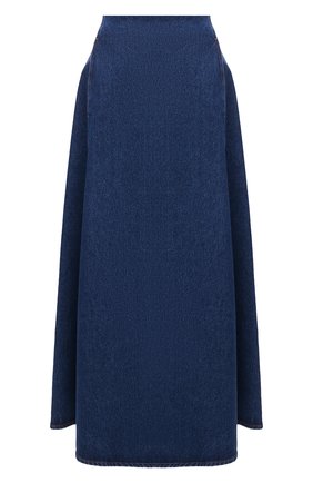 Женская джинсовая юбка MM6 синего цвета по цене 26450 руб., арт. S32MA0350/S30589 | Фото 1 Женская джинсовая юбка MM6 синего цвета, арт. S32MA0350/S30589 | Фото 1