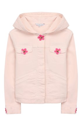 Детская джинсовая куртка MARC JACOBS (THE) розового цвета по цене 16400 руб., арт. W16110 | Фото 1 Детская джинсовая куртка MARC JACOBS (THE) розового цвета, арт. W16110 | Фото 1 (Рукава: Длинные; Материал внешний: Хлопок; Кросс-КТ: Сезон: лето, Деним; Ростовка одежда: 3 года | 98 см, 4 года | 104 см, 5 лет | 110 см, 6 лет | 116 см)