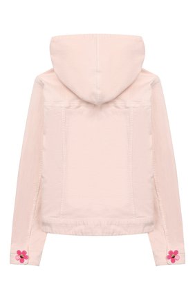 Детская джинсовая куртка MARC JACOBS (THE) розового цвета по цене 16400 руб., арт. W16110 | Фото 2 Детская джинсовая куртка MARC JACOBS (THE) розового цвета, арт. W16110 | Фото 2 (Рукава: Длинные; Материал внешний: Хлопок; Кросс-КТ: Сезон: лето, Деним; Ростовка одежда: 3 года | 98 см, 4 года | 104 см, 5 лет | 110 см, 6 лет | 116 см)