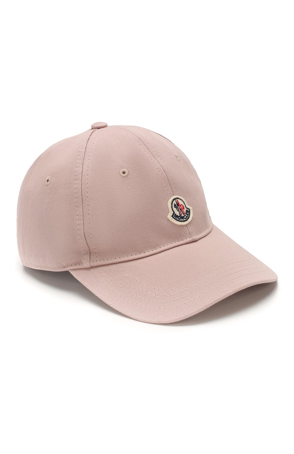 Хлопковая бейсболка MONCLER светло 