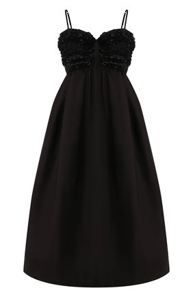 Женское платье 4 moncler simone rocha MONCLER GENIUS черного цвета по цене 246500 руб., арт. F1-09W-2G500-20-54155 | Фото 1