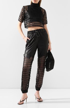Женские джоггеры PHILIPP PLEIN черного цвета по цене 36240 руб., арт. S20C WRT0789 PKN002N | Фото 2 Женские джоггеры PHILIPP PLEIN черного цвета, арт. S20C WRT0789 PKN002N | Фото 2