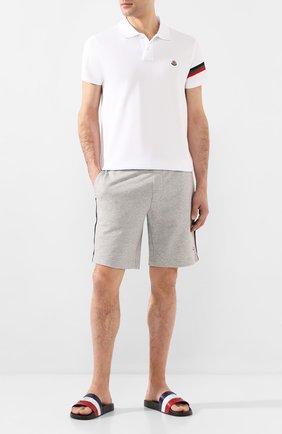 Мужские шлепанцы MONCLER черного цвета по цене 13000 руб., арт. F1-09A-4C700-00-01A49 | Фото 2 Мужские шлепанцы MONCLER черного цвета, арт. F1-09A-4C700-00-01A49 | Фото 2