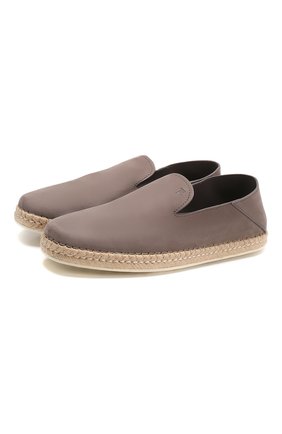 Мужские кожаные эспадрильи TOD’S светло-коричневого цвета по цене 28400 руб., арт. XXM66B0BM60PX6 | Фото 1 Мужские кожаные эспадрильи TOD’S светло-коричневого цвета, арт. XXM66B0BM60PX6 | Фото 1