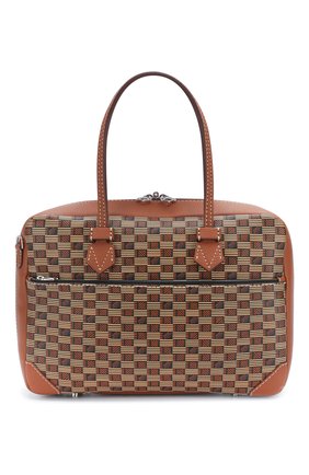 Мужской кожаный портфель MOREAU коричневого цвета по цене 246000 руб., арт. SSV040ITVTTTSTB | Фото 1 Мужской кожаный портфель MOREAU коричневого цвета, арт. SSV040ITVTTTSTB | Фото 1
