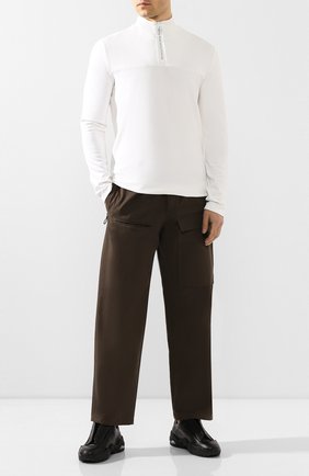 Мужская лонгслив из вискозы ACNE STUDIOS белого цвета по цене 21900 руб., арт. BL0142/M | Фото 2 Мужская лонгслив из вискозы ACNE STUDIOS белого цвета, арт. BL0142/M | Фото 2