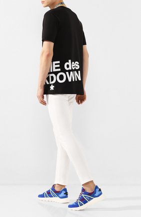Мужская хлопковая футболка COMME DES FUCKDOWN черного цвета по цене 4995 руб., арт. CDFU712P | Фото 2 Мужская хлопковая футболка COMME DES FUCKDOWN черного цвета, арт. CDFU712P | Фото 2