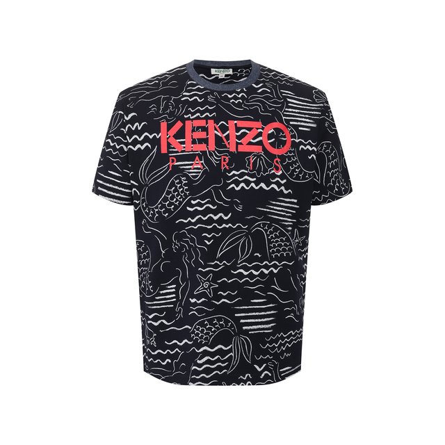 Хлопковая футболка Kenzo 10956125