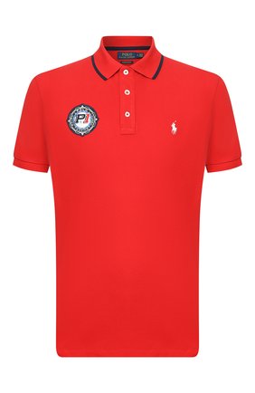 Мужское хлопковое поло POLO RALPH LAUREN красного цвета по цене 12000 руб., арт. 710793983 | Фото 1 Мужское хлопковое поло POLO RALPH LAUREN красного цвета, арт. 710793983 | Фото 1
