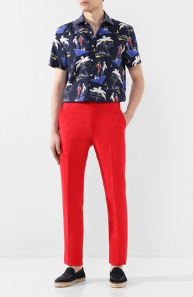 Мужские льняные брюки RALPH LAUREN красного цвета по цене 55300 руб., арт. 798800234 | Фото 2 Мужские льняные брюки RALPH LAUREN красного цвета, арт. 798800234 | Фото 2 (Материал внешний: Лен; Длина (брюки, джинсы): Стандартные; Случай: Повседневный)