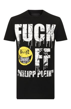 Мужская хлопковая футболка PHILIPP PLEIN черного цвета по цене 27180 руб., арт. P20C MTK4406 PJY002N | Фото 1 Мужская хлопковая футболка PHILIPP PLEIN черного цвета, арт. P20C MTK4406 PJY002N | Фото 1