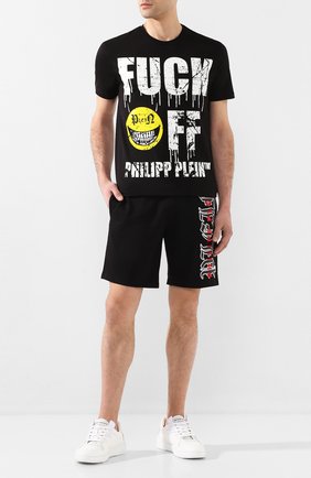 Мужская хлопковая футболка PHILIPP PLEIN черного цвета по цене 27180 руб., арт. P20C MTK4406 PJY002N | Фото 2 Мужская хлопковая футболка PHILIPP PLEIN черного цвета, арт. P20C MTK4406 PJY002N | Фото 2