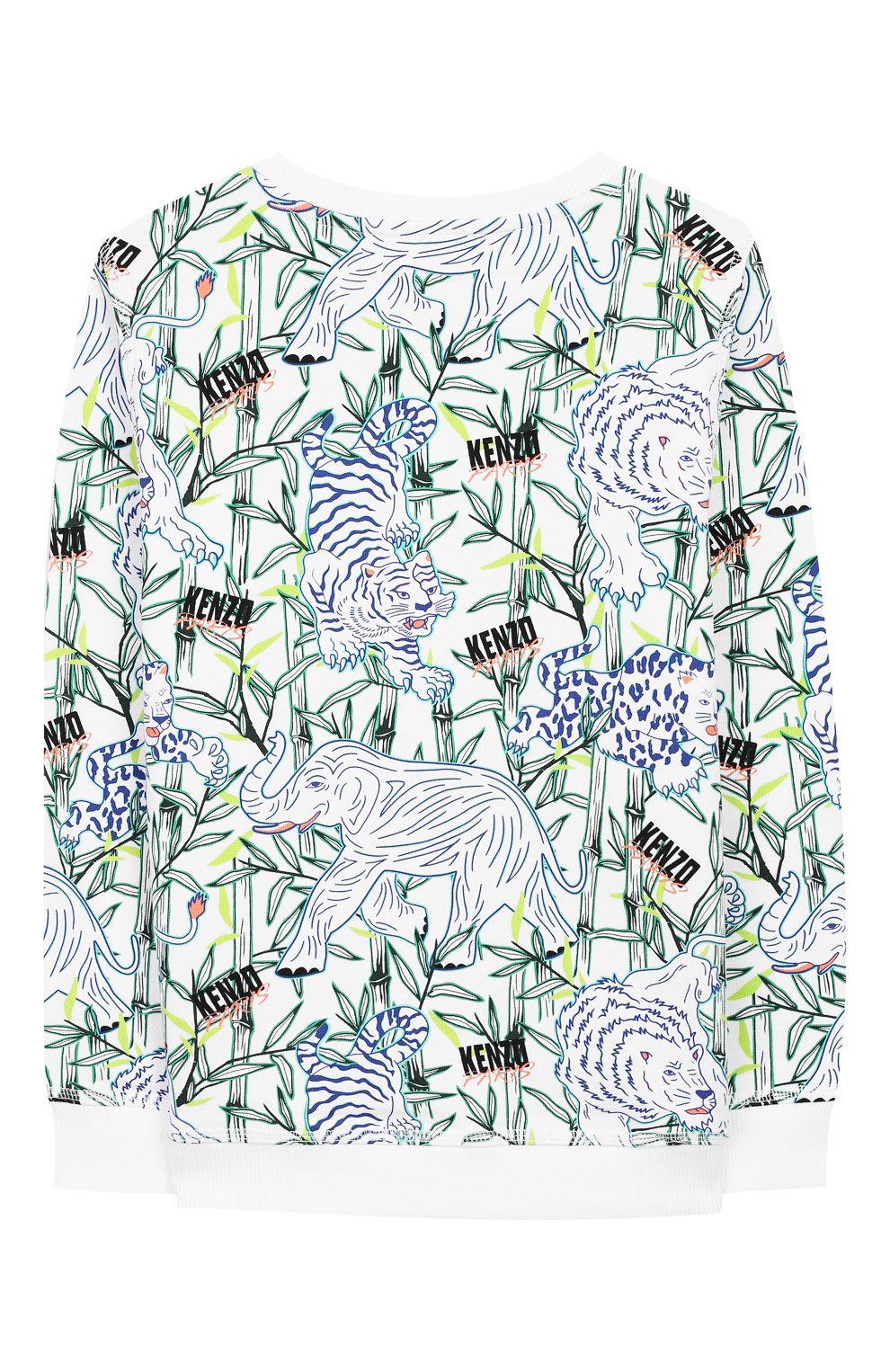 Детский хлопковый свитшот KENZO разноцветного цвета по цене 9800 руб., арт. KQ15598 | Фото 2 Детский хлопковый свитшот KENZO разноцветного цвета, арт. KQ15598 | Фото 2