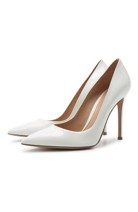 Женская кожаные туфли gianvito 105 GIANVITO ROSSI белого цвета по цене 44950 руб., арт. G28470.15RIC.VERBIAN | Фото 1 Женская кожаные туфли gianvito 105 GIANVITO ROSSI белого цвета, арт. G28470.15RIC.VERBIAN | Фото 1