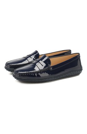 Женские кожаные мокасины TOD’S синего цвета по цене 29950 руб., арт. XXW29C000100W0 | Фото 1 Женские кожаные мокасины TOD’S синего цвета, арт. XXW29C000100W0 | Фото 1