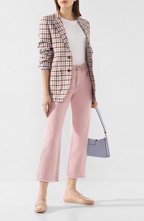 Женские кожаные мокасины TOD’S светло-розового цвета по цене 29950 руб., арт. XXW29C000100W0 | Фото 2 Женские кожаные мокасины TOD’S светло-розового цвета, арт. XXW29C000100W0 | Фото 2