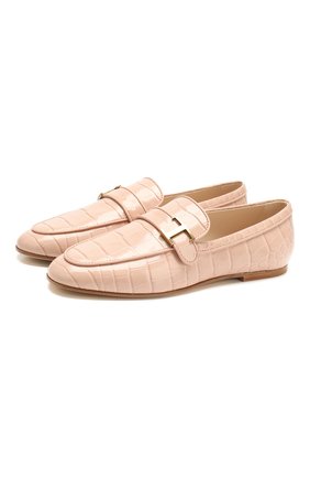 Женские кожаные лоферы TOD’S светло-розового цвета по цене 39000 руб., арт. XXW79A0CX60NWT | Фото 1 Женские кожаные лоферы TOD’S светло-розового цвета, арт. XXW79A0CX60NWT | Фото 1