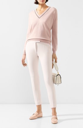 Женские кожаные лоферы TOD’S светло-розового цвета по цене 39000 руб., арт. XXW79A0CX60NWT | Фото 2 Женские кожаные лоферы TOD’S светло-розового цвета, арт. XXW79A0CX60NWT | Фото 2