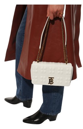 Женская сумка lola small BURBERRY белого цвета по цене 100000 руб., арт. 8021106 | Фото 2 Женская сумка lola small BURBERRY белого цвета, арт. 8021106 | Фото 2