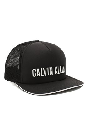 Женская бейсболка CALVIN KLEIN черного цвета по цене 3995 руб., арт. KU0KU00056 | Фото 1 Женская бейсболка CALVIN KLEIN черного цвета, арт. KU0KU00056 | Фото 1