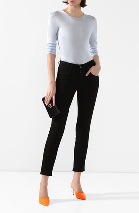 Женское боди из вискозы TOM FORD голубого цвета по цене 79400 руб., арт. B0K026-YAX252 | Фото 2 Женское боди из вискозы TOM FORD голубого цвета, арт. B0K026-YAX252 | Фото 2