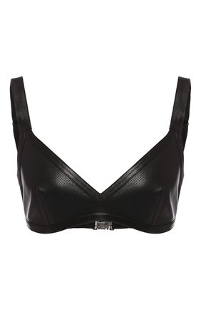 Женская кожаный топ TOM FORD черного цвета по цене 98100 руб., арт. BRL006-LEX251 | Фото 1 Женская кожаный топ TOM FORD черного цвета, арт. BRL006-LEX251 | Фото 1