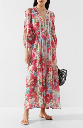 Женские кожаные шлепанцы MELISSA ODABASH розового цвета по цене 6995 руб., арт. SANDALS | Фото 2 Женские кожаные шлепанцы MELISSA ODABASH розового цвета, арт. SANDALS | Фото 2