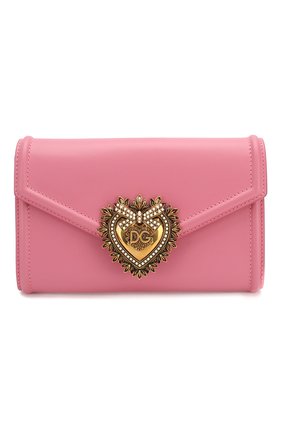 Женская поясная сумка devotion DOLCE & GABBANA розового цвета по цене 66850 руб., арт. BB6706/AV893 | Фото 1 Женская поясная сумка devotion DOLCE & GABBANA розового цвета, арт. BB6706/AV893 | Фото 1